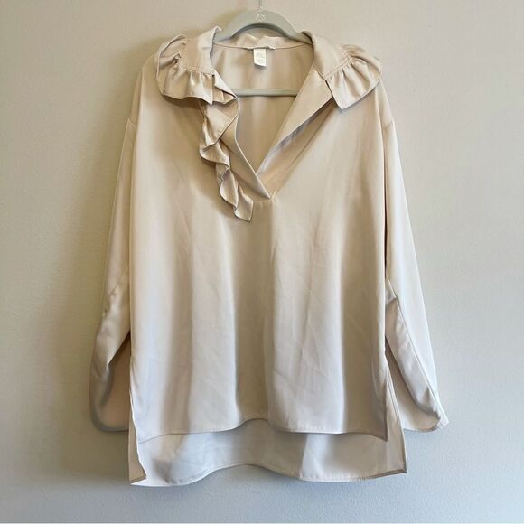 H&M oversized blouse/pullover size xs - Picture 1 of 5